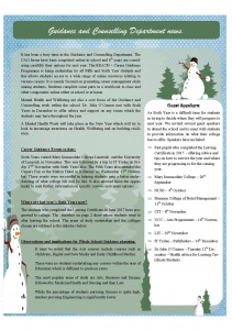 cover guidance newsletter