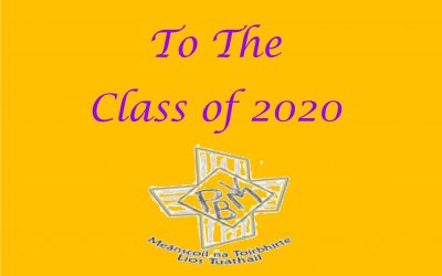 Greetings to the Class of 2020