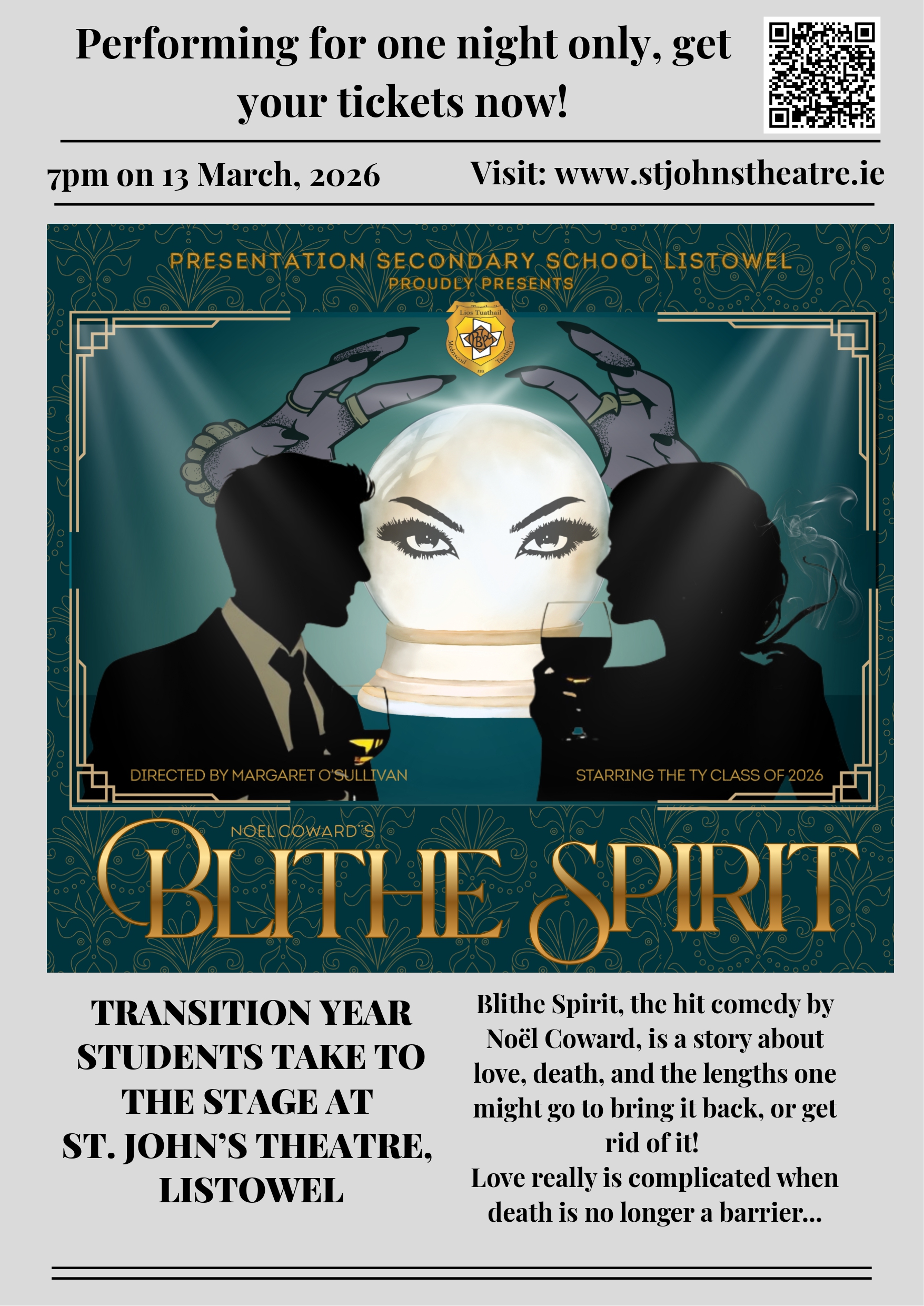 Presentation Secondary Listowel presents the musical "I Have a Dream"